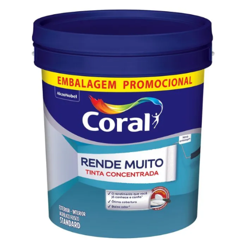 Tinta Rende Muito Branco de 20L Coral